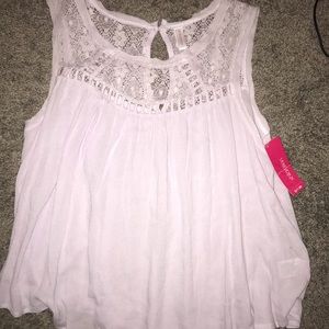 lavender color dressy tank top